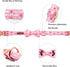 Lionheart glory Dog Bow Collar Valentine's Day Dog Collar for X-Large Dogs, Pink Dog Collars with Bowtie Spring Dog Collar Pet Collar Bows