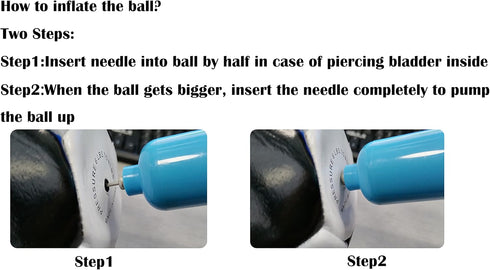 Size 2 Soccer Ball with Small Pump and Needle, Indoor and Outdoor Training Practice Gift for Kids 3+ Years Old