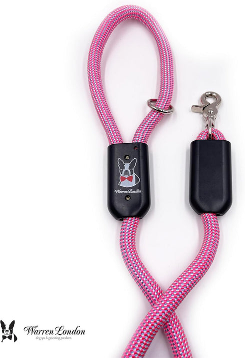 Warren London Climbing Rope Dog Leash; 5ft Length with Reflective Options, Ergonomic Grip for Small Medium Large Dogs
