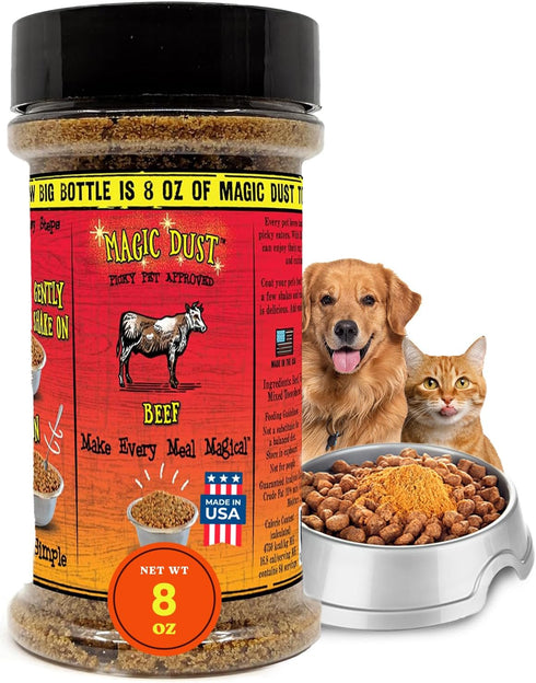 Wild Meadow Farms - Magic Dust Beef Jerky Topper, Single Protein Pet