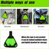 Reflective Triangle Sign, Bright Reflective Yield Symbol with Magic Adhesive Strap & Cord for High Visibility Safety