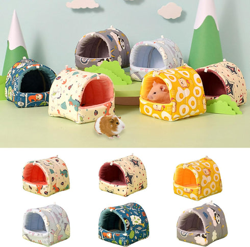 SHYYOULQE Hammock Small Pet Bed Animals House Mats Hideouts Play Tent Cage Furniture Animal Nest Soft Animal Sleep Pet