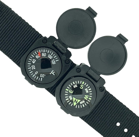 Sun Company ArmArmour 3 - Shielded Wrist Compass and Thermometer Combo with Rugged Tactical Strap