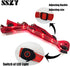SSZYace Adjustable LED Horse Breastplate Collar, Nylon Night Flashing Light Bar Harness with 3 Modes (Red)