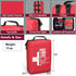 Backpacking, Small First aid Kits,Travel First Aid Kit with Labelled Compartments Molle System Compact Medical Kit