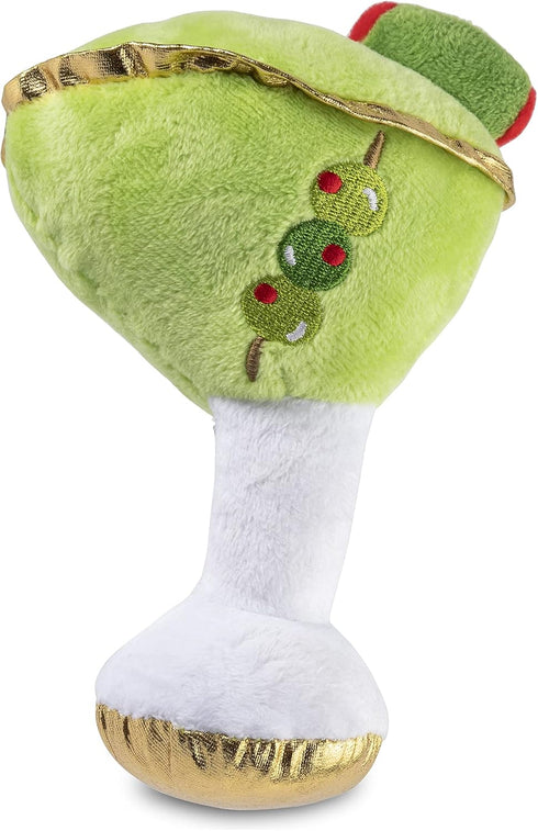 Haute Diggity Dog Dirty Muttini - Plush Designer Dog Toys with Interactive Squeaker, Machine-Washable for All Breeds