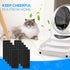 10-Pack Carbon Filters for Litter-Robot 3, Activated Carbon Litter Box Filter Replacement