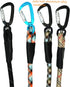 Carabiner Dog Leash 6ft, Durable Nylon Rope with Aviation Aluminum Carabiner, Reflective for Small Medium Large Dogs