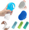 (6 Pcs) ELEGX Pet Grooming Bath Massage Brush with Soap and Shampoo