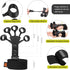 Grip Strength Trainer Kit (5 Pack) with Finger Exerciser, Hand Grip Strengthener, Stress Relief Ball, Silicone