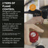 GasOne High Pressure Single Propane Burner, Outdoor Cooking with Heat Shield and Steel Braided Hose
