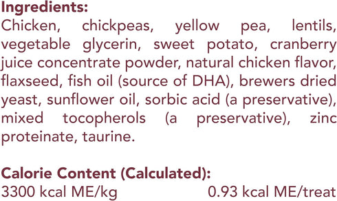 Get Naked Crunchy Treats for Cats, Urinary Health with Cranberries, 2.5 Oz (1 Pouch)