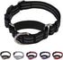 Martingale Dog Collar, Reflective Nylon Puppy Collar with Quick Release Buckle, Adjustable Training No Slip (X-Small,