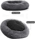 Nisrada Dog Bed for Medium Large Dogs, 36 Inch Calming Bed, Washable Round Cozy Pet Bed, Slip-Resistant