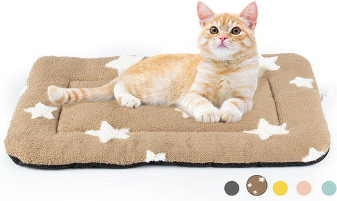 Mora Pets Cat Bed for Indoor Cats, Washable Dog Crate Pad, Soft Flat Puppy Mattress for 22 inch Cage