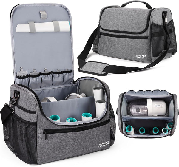 Pet Grooming Supplies Organizer Carry Bag | Compatible with Oneisall/Neabot Dog Grooming Vacuum | Large Capacity - Bag