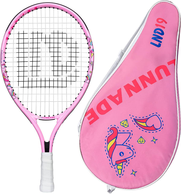 Tennis Racket for Kids Junior, 19/21/23/25 Inch Youth Racquet with Cover for Beginners Age 3-12
