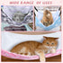 Geelin 4 Pcs Reversible Cat Hanging Hammock, Soft Breathable Pet Cage Bed for Cats, Small Dogs, Rabbits (16 x 20 Inch)