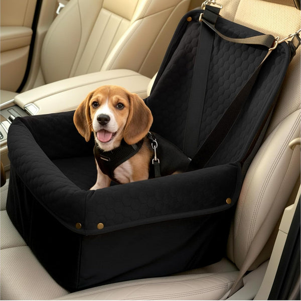 Wagora Dog Car Seat for Small Medium Dogs, Travel Pet Car Bed with