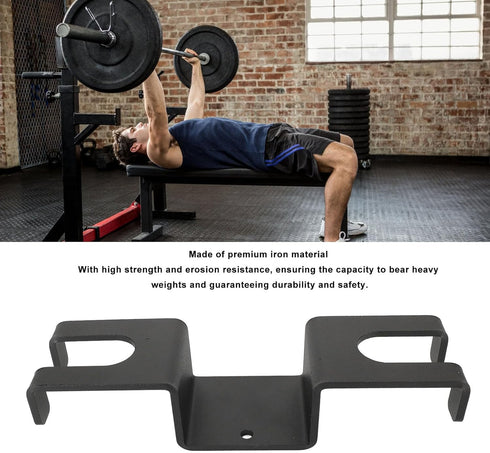 Luqeeg Vertical Hanging Barbell Rack, Space Saving Design for Home Gym Accessory, Easy Installation