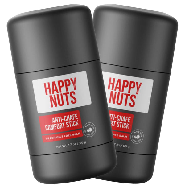 HAPPY NUTS Anti-Chafe Comfort Stick for Men: Friction Defense & Chafing Prevention