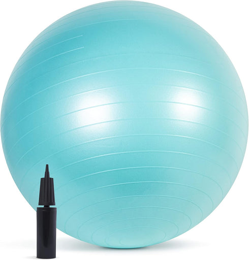 65cm, CAP Fitness Stability Ball Exercise Ball, Teal