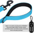 Short Dog Leash, Traffic Padded Handle for Large Breed Dogs, Reflective Training Lead, 24 Inch, Black