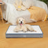 EMPSIGN Reversible Dog Bed for Crate Pad, Washable and Removable Cover for Large Medium Small Dogs, Grey