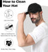 XXL Hats for Men, Low Profile Baseball Cap for Women, Oversized Washed Plain Denim Hat