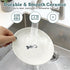 BNOSDM 4 Pcs Cat Food Bowls, Shallow Ceramic Dishes with Non-Slip Silicone Bottom for Indoor Kittens