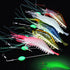 5pcs 9cm 6g MAGICLULU Soft Plastic Fishing Lures with Hooks Artificial Shrimp Baits Glow-in-The-Dark Realistic Soft