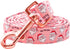 Lionheart glory Christmas Dog Leash - Strong Durable with Soft Comfortable Handle for Small Dogs, Pink