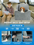 Sniffury 35 lbs, Dog Car Seat for Small/Medium Pets, Adjustable Booster Seat with Safety Leash, Washable Cover
