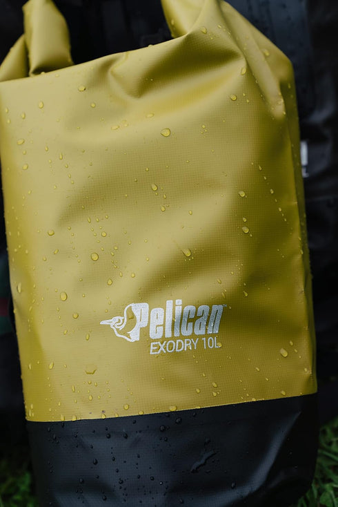 Pelican Waterproof Dry Bag - Exodry, Thick Lightweight Roll Top Compression Sack