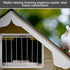 2 Pcs Pigeon Cage Door Bird Wire One Way Entrance Door for Racing Supply Birdcage Breeding (White)