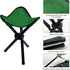 CebraBounze 14.6 inches 210 lbs Travel Folding Camping Stool, Tripod Chair and Maximum weight Outdoor Portable Party