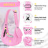 Lukovee Pet Sling, Hand Free Dog Sling Carrier Adjustable Padded Strap Tote Bag, Shoulder Bag with Safety Belt & Front