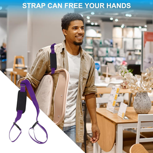 5 Pack Backpack, PATIKIL Carrying Beach Chair Straps, Adjustable Beach Chair Straps Shoulder Carrying Straps