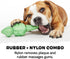 Barkbox Super Chewer Tough Dog Chew Toys for Aggressive Chewers, Dental Stimulating Iguana - Large