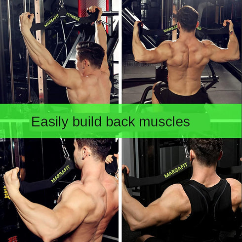 Home Gym Fitness Rowing T-bar V-bar Pulley Cable Machine Attachments for Bicep Curl and Tricep Lat Pulldown