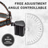 LED Headlamp, 5 Lights String Lighting, Rechargeable with USB, Adjustable 180 Degrees, 4 Modes, Waterproof for Camping