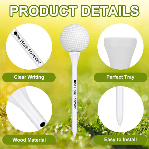 Syhood 100 Pieces Funny Bachelor Party Golf Tees, Bulk Golf Training Accessories Present for Men Gift
