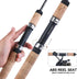 Sougayilang Fishing Rods, Graphite Lightweight Ultra Light Trout Rods, 2 Pieces Cork Handle Crappie Spinning Fishing Rod