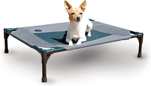 K&H Pet Products Cooling Elevated Raised Bed with Washable Breathable Mesh, Portable Indoor Outdoor Dog Cot, Medium