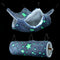 Mogoko Noctilucent Luminous Guinea Pig Rat Hammock Bunkbed Hanging Tunnel and Soft