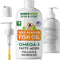 BARK&SPARK Fish Oil for Dogs & Cats - Natural Omega-3 - Skin