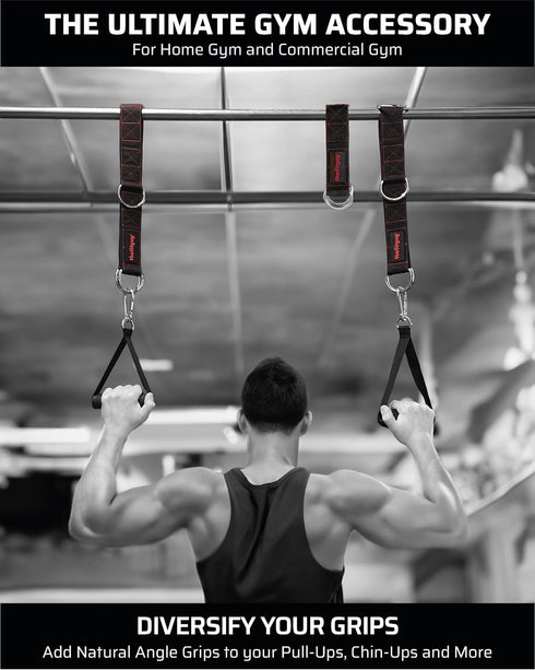 Gym Multifunctional Extension Straps (Pair) for Cable Attachments, Heavy Duty, 5 Lengths Options