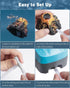 Uniclife Volcano Ornament Kit for Aquarium, Mini Resin Decor with Air Stone Bubbler Accessories
