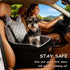 Eimuzure 6" 35 lbs Elevated Dog Booster Seat for Small & Medium Dogs up to Memory Foam Car Bed with Washable Cover