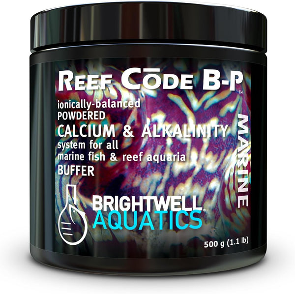 Brightwell Aquatics Reef Code B-P Alkalinity Buffer for Reef Aquariums Supports pH